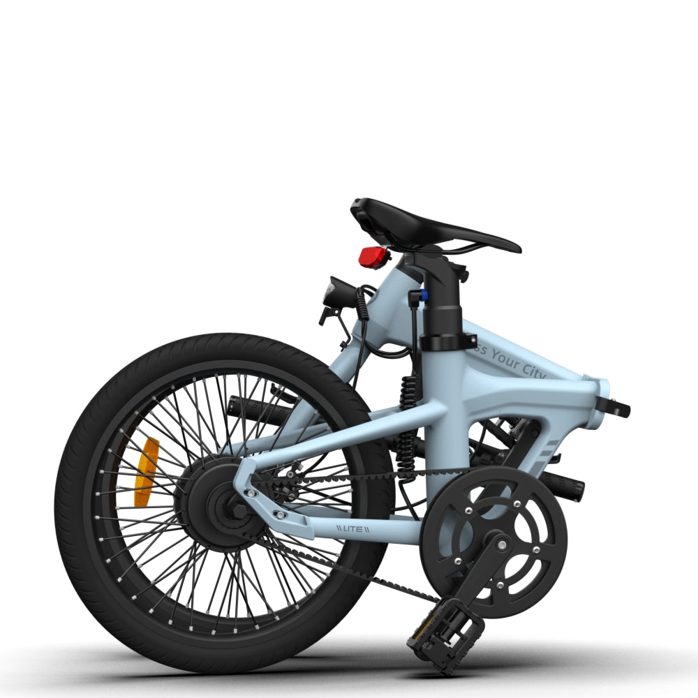 ADO A20 Lite 350W 20" Foldable Electric Bike City E-bike 9.6Ah Samsung Battery Support Mobile APP