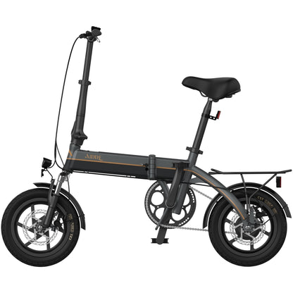 AiDDE AITS 250W 14" Foldable Electric Bike City E-Bike 7.8Ah