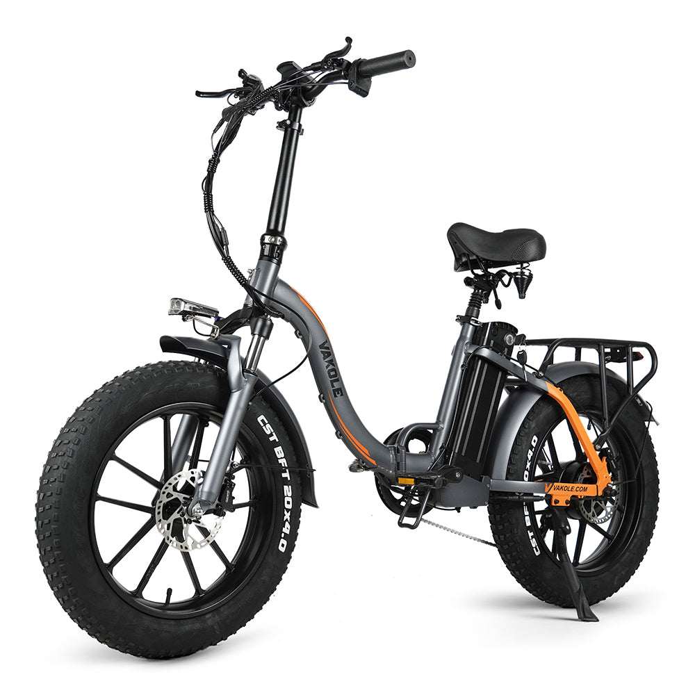 Vakole Y20 Pro 500W 20" Foldable Electric Fat Bike with 20Ah Samsung Battery Support APP