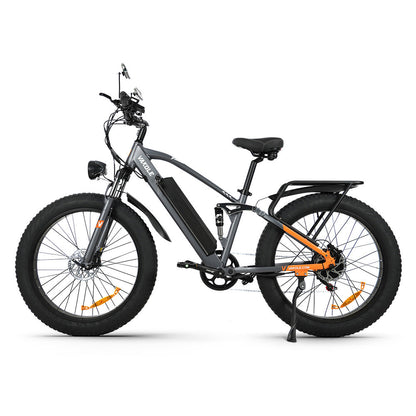 Vakole CO26 26" 500W Fat Bike Full Suspension E-Mountain Bike 48V 16Ah E-MTB