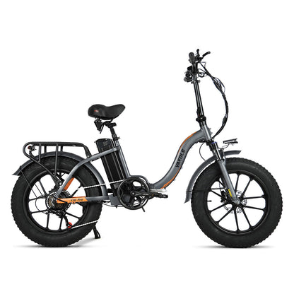 Vakole Y20 Pro 500W 20" Foldable Electric Fat Bike with 20Ah Samsung Battery Support APP