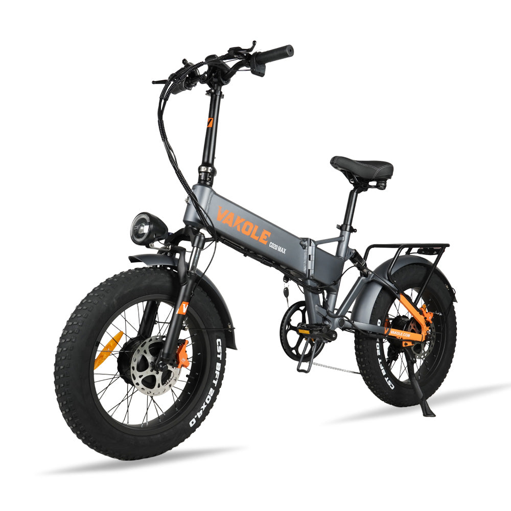 Vakole CO20 MAX 250W*2 デュアルモーター 20 "ファットバイク折りたたみ電動自転車 20Ah サムスンバッテリー