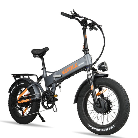 Vakole CO20 MAX 250W*2 Dual Motor 20" Fat Bike Foldable Electric Bike 20Ah Samsung Battery