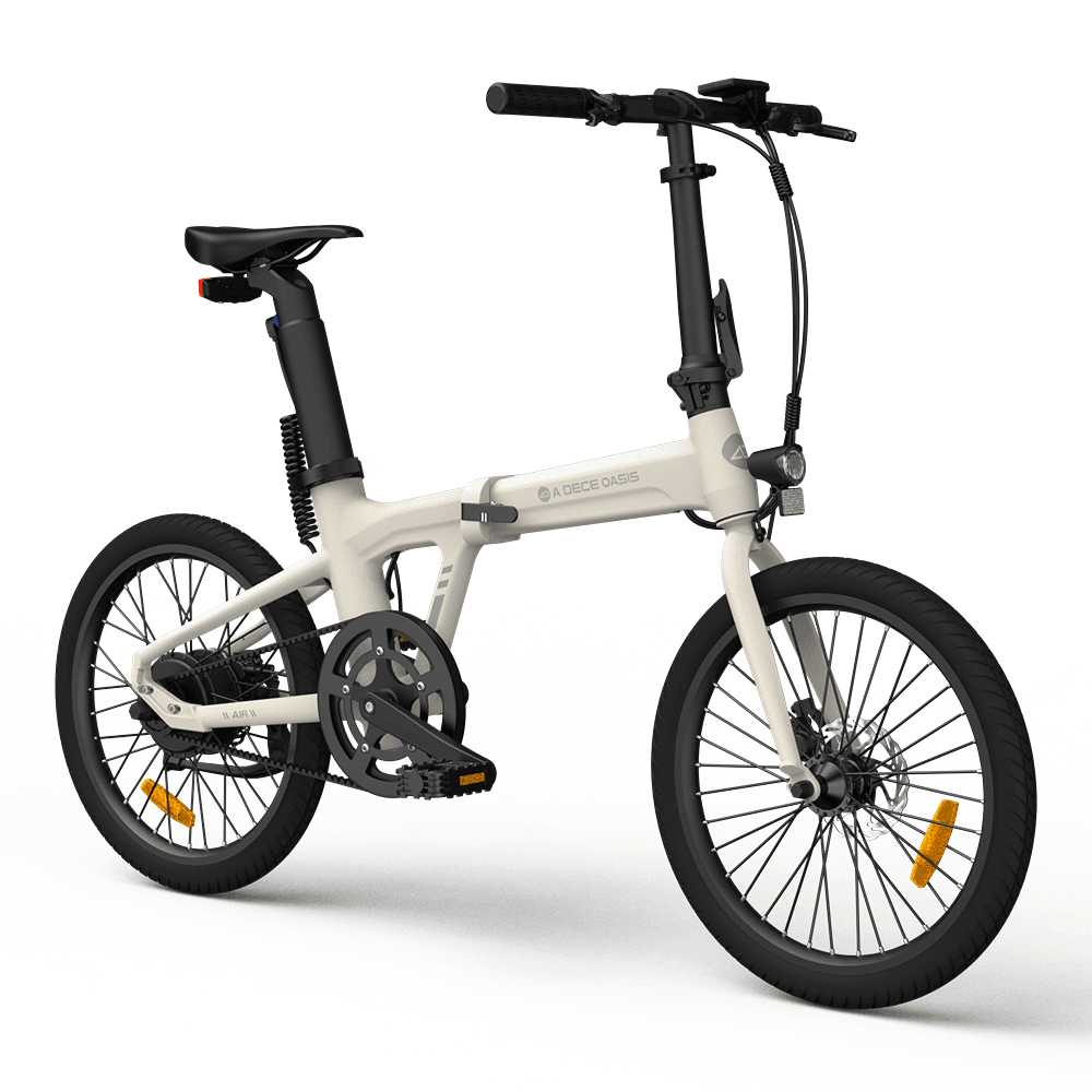 ADO Air 20 250W 20" Folding Electric Bike City E-bike 9.6Ah Samsung Battery Support Mobile APP - Buybestgear