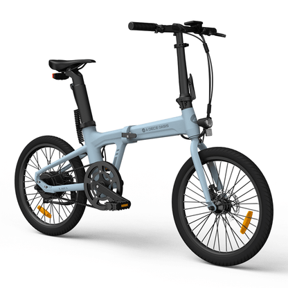 ADO Air 20 250W 20" Folding Electric Bike City E-bike 9.6Ah Samsung Battery Support Mobile APP - Buybestgear