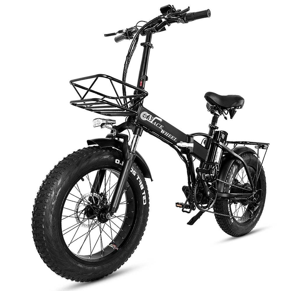 CMACEWHEEL GW20 750W 20" Fat Bike Foldable E Mountain Bike EMTB 15Ah E-Bike - Buybestgear