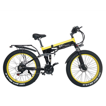 CMACEWHEEL X26 750W 26” Fat Bike Foldable E-Mountain Bike Double 10.8Ah Battery 100km - Buybestgear