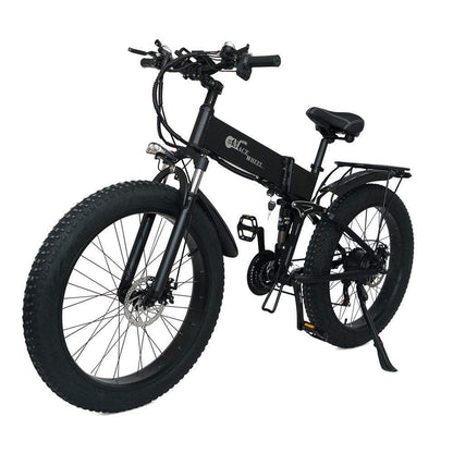 CMACEWHEEL X26 750W 26” Fat Bike Foldable E-Mountain Bike Double 10.8Ah Battery 100km - Buybestgear